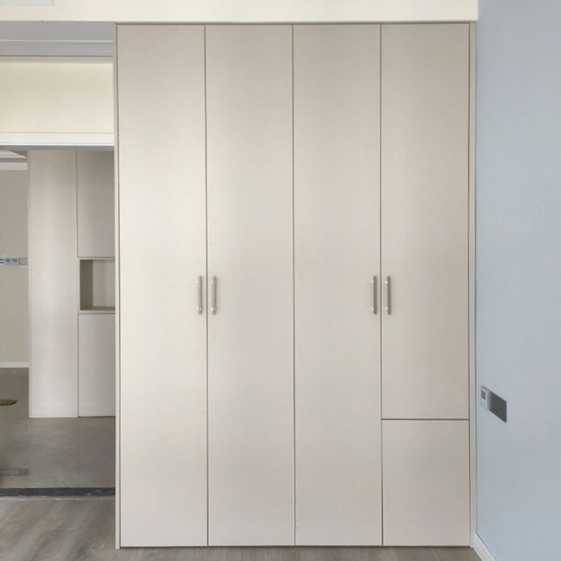 大衣柜家用臥室實木小戶型現(xiàn)代簡約輕奢儲物定制柜子